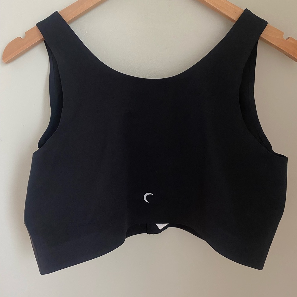ZYIA Active Front-Zip Sports Bra in Black Size XL Gym Activewear Yoga - Picture 4 of 8